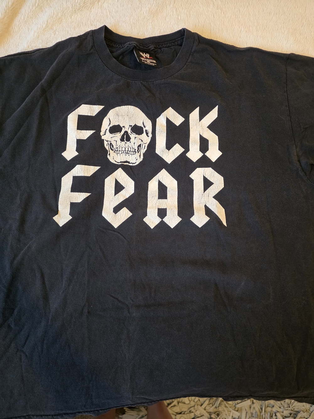 Vintage 2003 WWE Stone Cold Steve Austin F Fear Drink Beer Mens T-shirt Size XL